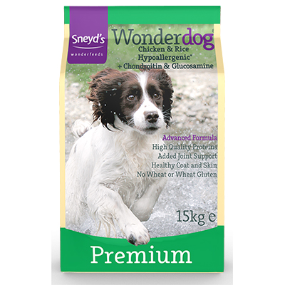 <!-- 007 --> Wonderdog Premium Chicken & Rice – Hypoallergenic Dog Food @ 15kg
