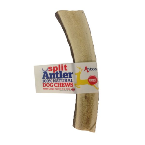 Antos Split Antler 100% Natural Dog Chew Large 81-120g