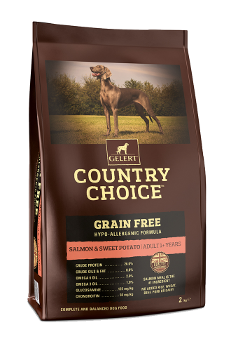 Gelert Country Choice Grain Free Salmon and Sweet Potato Dog Food 12kg