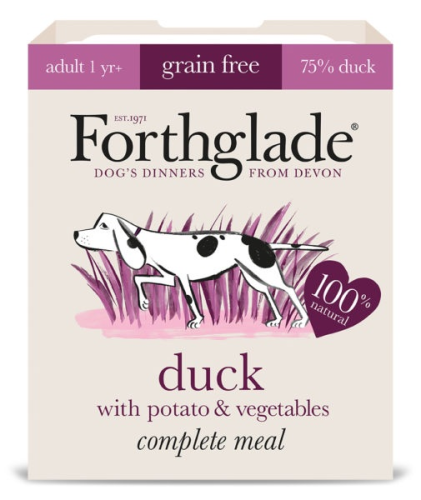 Forthglade Complete Meal Grain Free Duck with potato & vegetables 7 x 395g