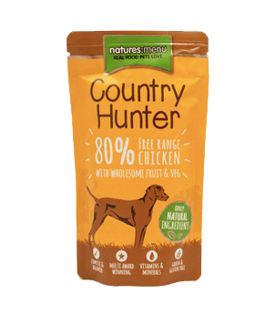 Natures Menu Country Hunter Chicken Pouch Dog Food 6 x 150g