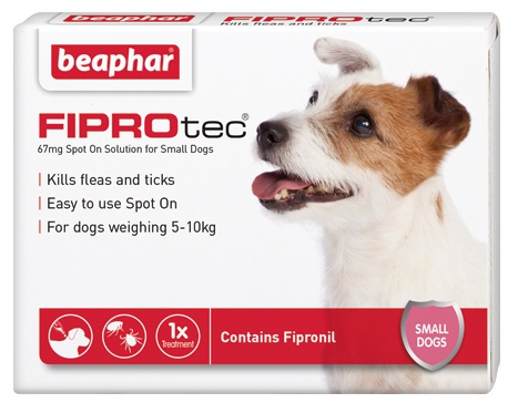 Beaphar FIPROtec Spot On Vet Strength for Small Dogs 3 Treatment