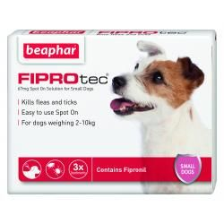 Beaphar FIPROtec Spot On Vet Strength for Small Dogs 6 Treatment