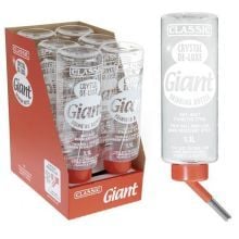 Classic Crystal Deluxe 'GIANT' Drinking Bottle, 1ltr