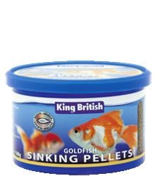 King British Goldfish Sinking Pellets 140g