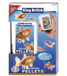 King British Goldfish Easy Clicker Pellets Feeder