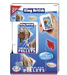 King BritishTropical Fish Easy Clicker Feeder 30g