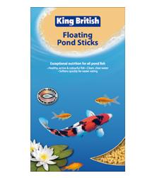 King British Floating Food Sticks 105g or 475g or 825g or 1.75kg