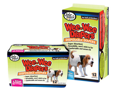 Wee-Wee Disposable Doggie Diapers - Various Size packs