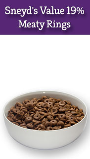 Sneyds Val u mix 19 12.5kg Meaty Rings Mix Dog Food.