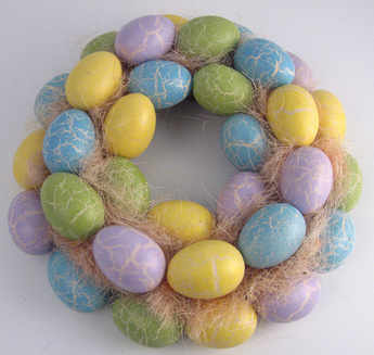 Pastel Egg Wreath