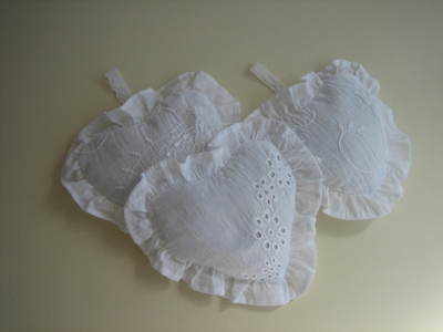 Provencale Lavender Filled Embroidered Hanging Hearts