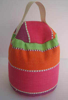 St Mawes Stripe Deckchair Canvas Doorstop