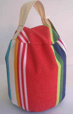 Margate Stripe Deckchair Canvas Doorstop