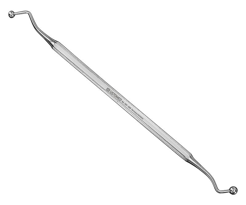 Plugger, ball shaped, size 5, double-ended