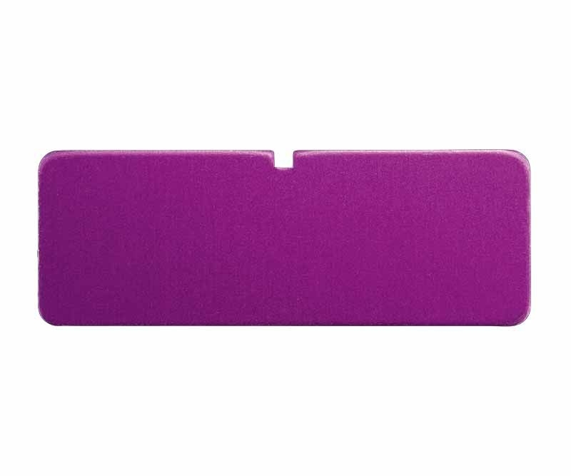 Identification label, violet, incl.inscrip