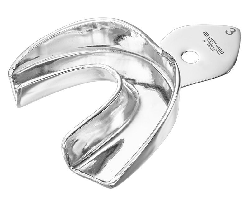 Impression tray, rim type, lower, L