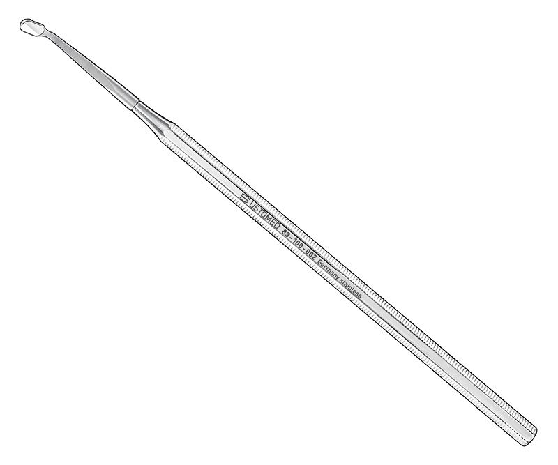 Root res. mirror, plane, rhodium, 6x3 mm