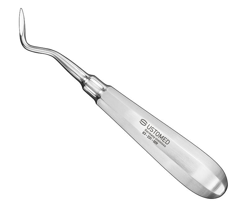HEIDBRINK, root elevator, angled, size 9