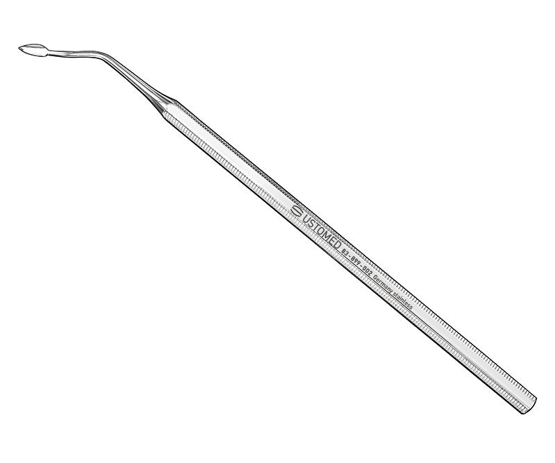 Desmotome, angled, size 2, oct. handle
