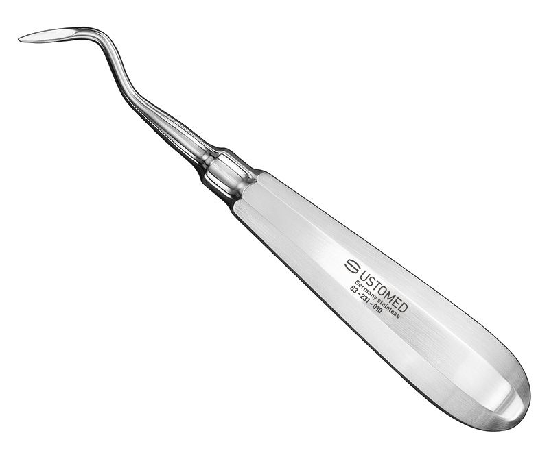 HEIDBRINK, root elevator, angled, size 10