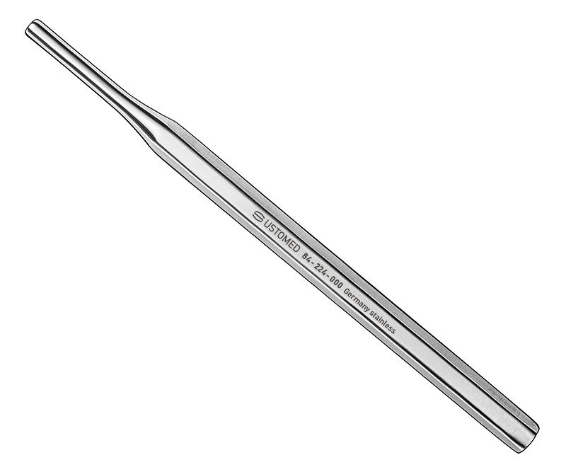 Mouth mirror handle, hexagonal, s.s.