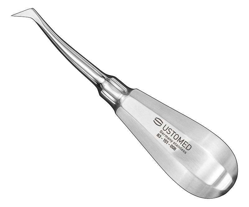 CRYER, root elevator, angled, size 8