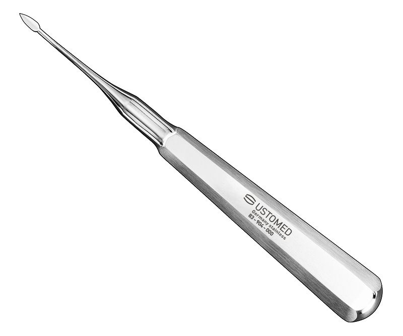 Desmotome, straight, size 0, hollow handle
