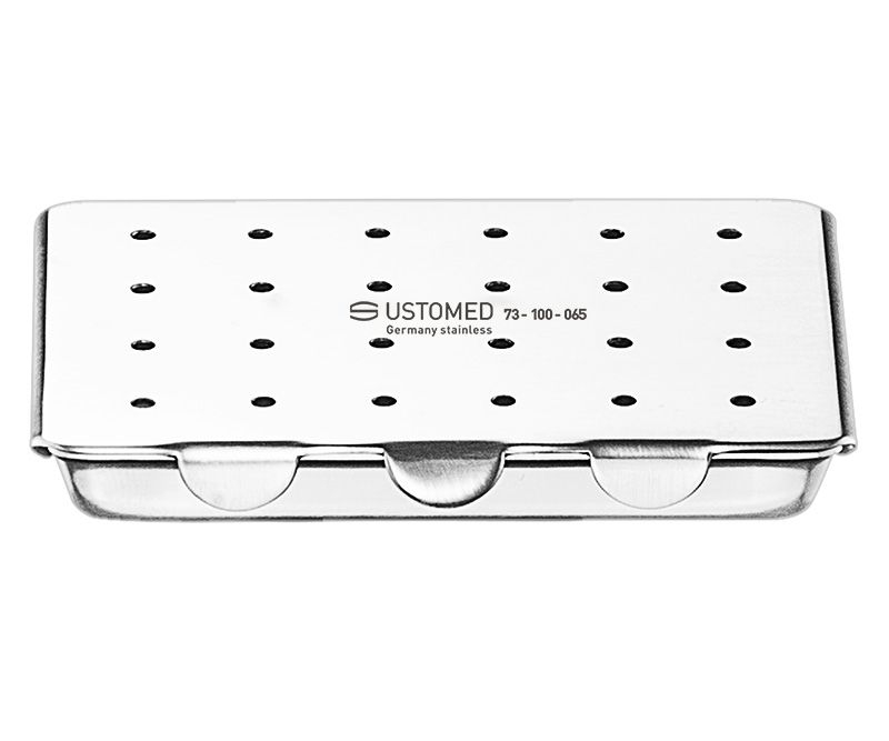 Needle and drill sterilizing box, perf.