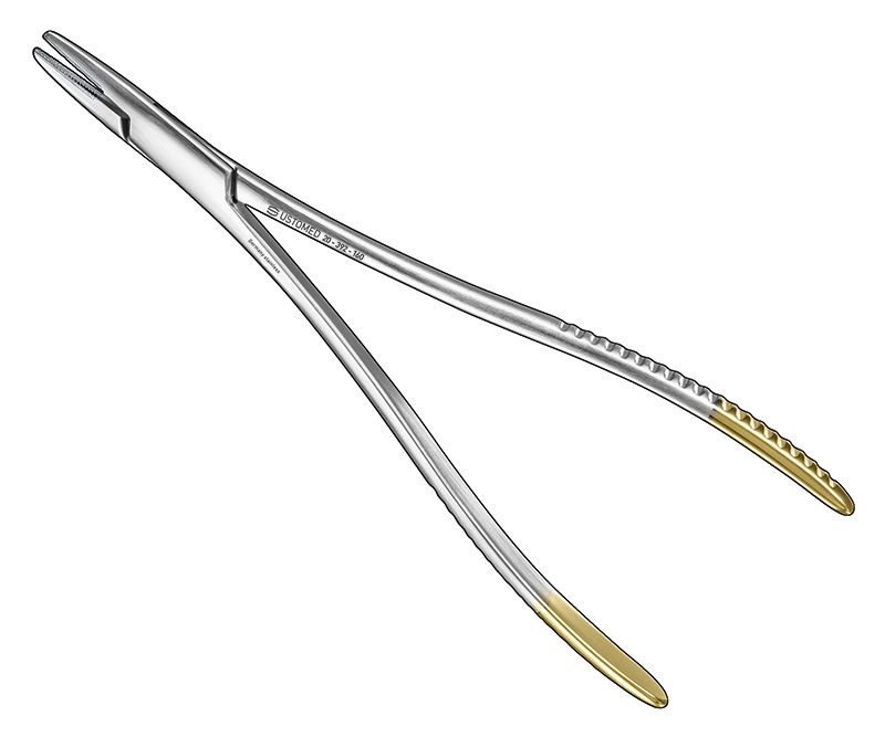 LANGENBECK, needle holder, 16 cm, TC