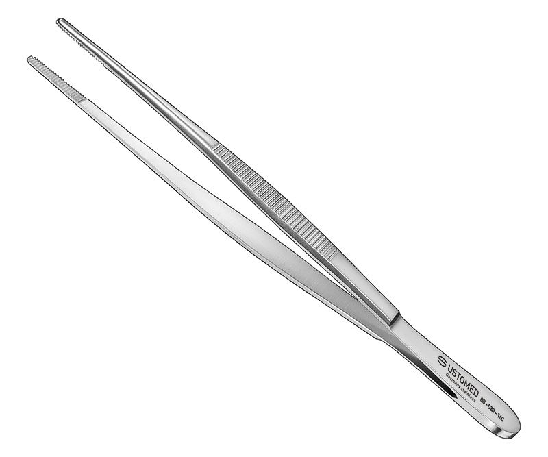 Dissecting forceps, 16 cm, str., standard