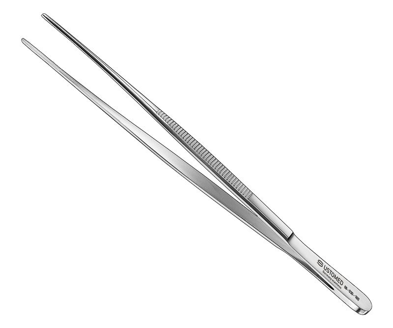 Dissecting forceps, 18 cm, str., delicate