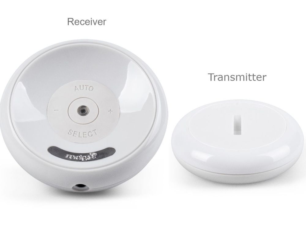 Rodger Wireless Remote Bedwetting Sleeper alarm, bedwetting alarms, bed wetting, bedwetting