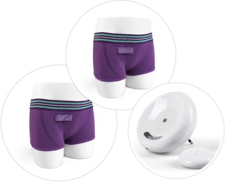 1. GIRLS LILAC HIPSTER - UK Version Complete Latest 8 Tone Rodger Wireless Bedwetting Alarm System