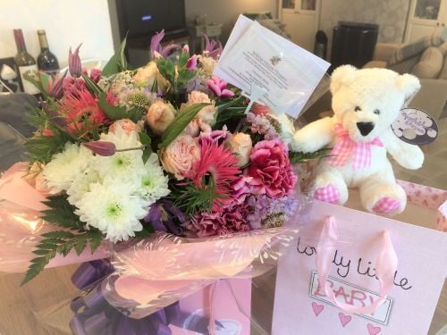 New Baby Girl Bouquet - £29.99