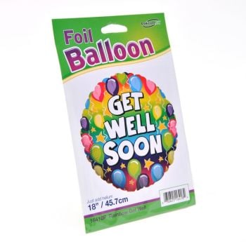 Foil, Helium filled Balloon, GET WELL SOON - £5.00