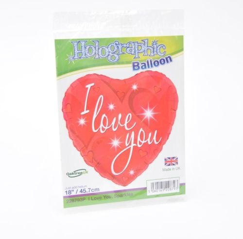 Foil Helium Balloon, I love you - Valentine's, Anniversary, Birthday - £5.0