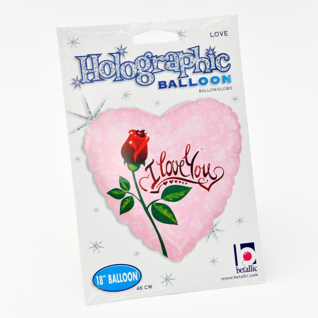 Foil Helium Balloon, I love you - Valentine's, Anniversary, Birthday - £5.0