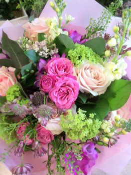 Mixed Spring/seasonal Fresh Flower Bouquet - perfect for Easter, Birthdays, Anniversary, New Home