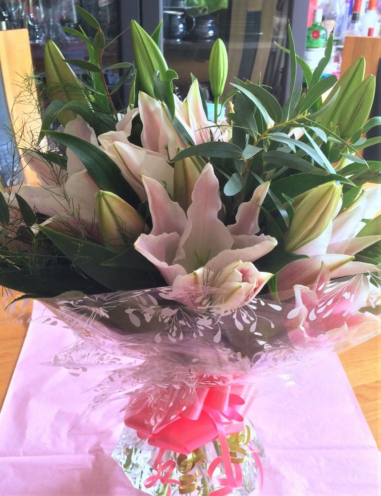 Just Lilies OR Just Lily and Rose bouquets £45.00