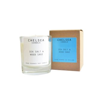 Soy Candle - Sea Salt and Wood Sage - Small