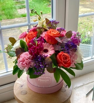 Ultimate, deluxe, hatbox of premium blooms - BACK IN STOCK!