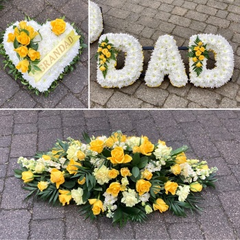 Funeral Flower Package - £250.00 - Free Delivery within Buckinghamshire, Bedfordshire, Hertfordshire, Northamptonshire, Oxfordshire