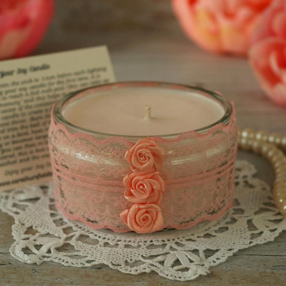  Scented Soy Wax Candle: Thank You Candle Gift