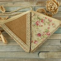 <!-- 019 -->Floral Bunting: Country Home Decoration