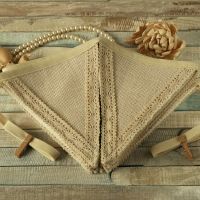 <!-- 019 -->Rustic Wedding Bunting: Hessian Banner