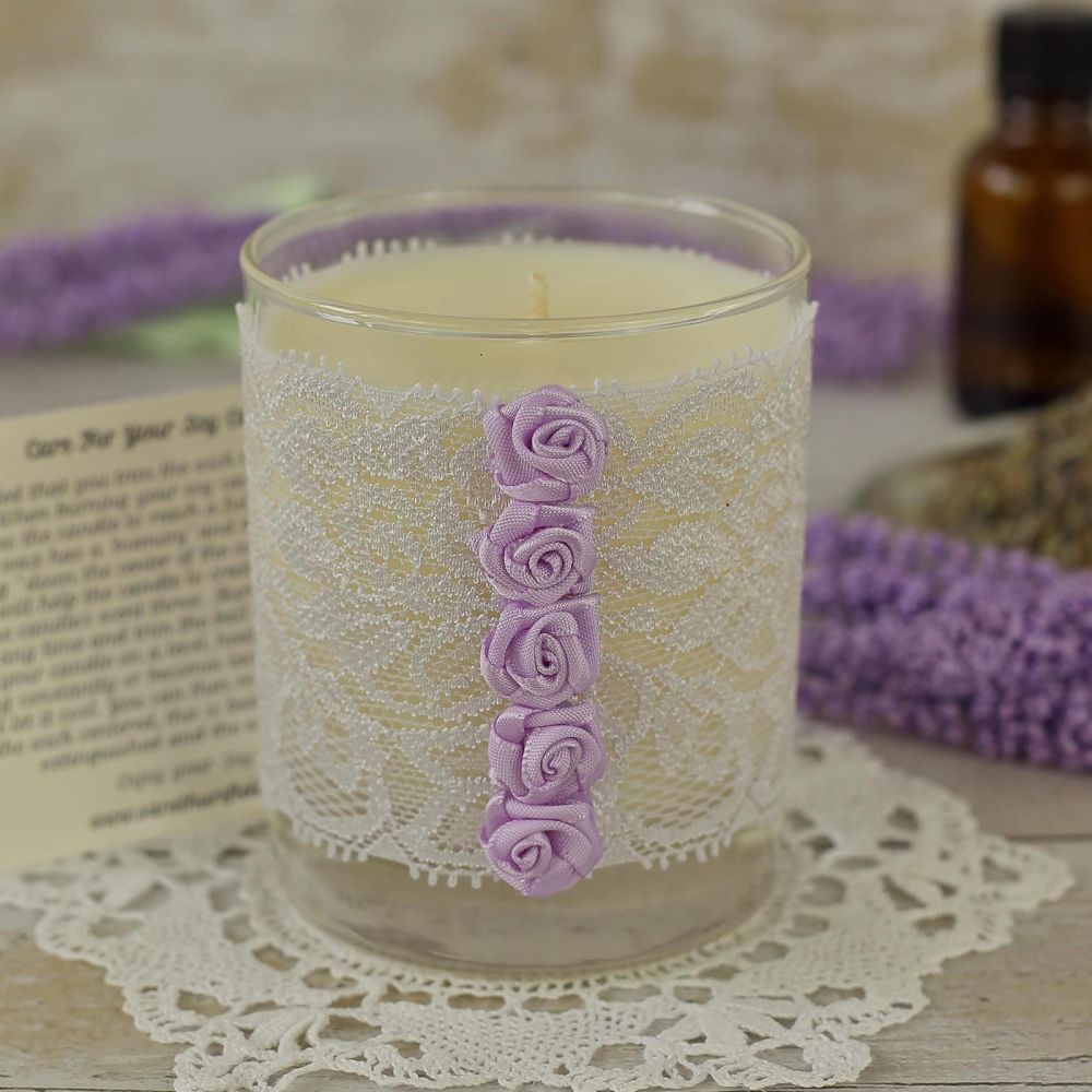 Lilac Candle: New Home Candle Gift