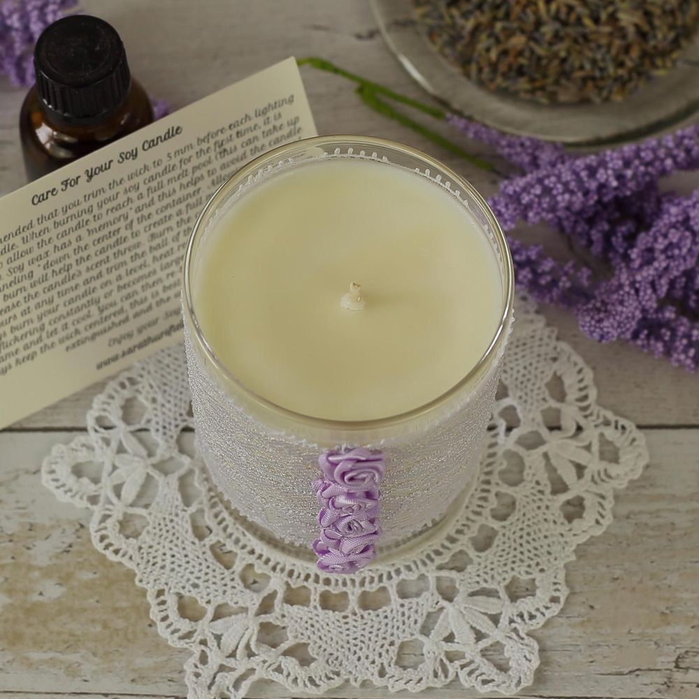 Lilac Candle: New Home Candle Gift