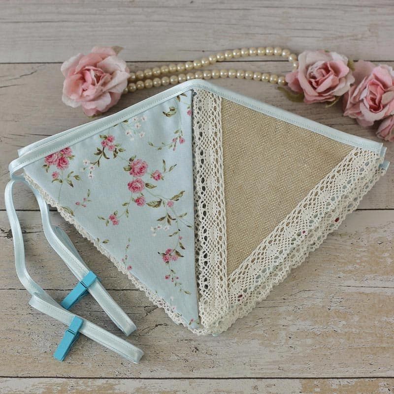 Shabby Chic Bunting: Floral Home Decoration