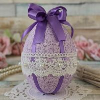 <!-- 004 -->Purple Easter Egg: Handmade Easter Gift